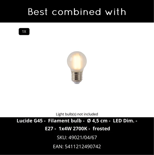 Lucide FRESH - Plafonnière Badkamer - Ø 27 cm - 1xE27 - IP44 - Wit - CROSSSELL